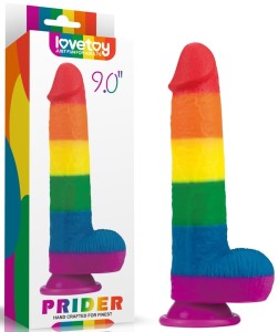 Lovetoy PRIDER tęczowe  LGBT 23 cm