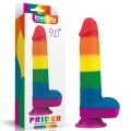 Lovetoy PRIDER tęczowe  LGBT 23 cm