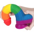 Lovetoy PRIDER tęczowe  LGBT 23 cm