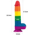 Lovetoy PRIDER tęczowe  LGBT 23 cm
