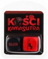 Seks Kości czarne czerwone drewniane kamasutra