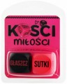Kości Miłości Seks czarne różowe drewniane GRA