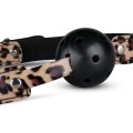 Mokko Toys Ball Gag Knebel z kulką panterka BDSM