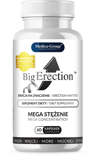  Big Erection tabletki dla mężczyzn na długą erekcję 60 kapsułek