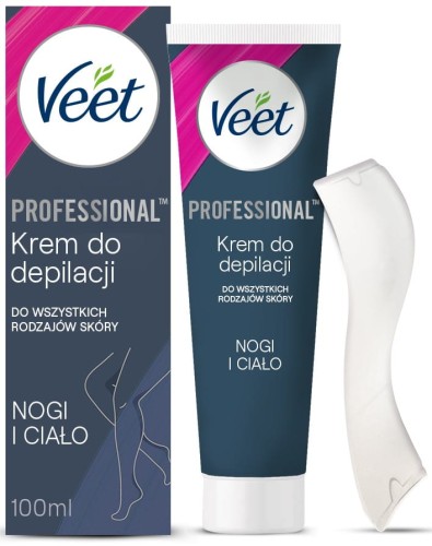 Veet Professional Krem do depilacji do wszystkich rodzajów skóry 100ml 