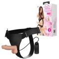 Pretty Love ULTRA PASSIONATE HARNESS 7.6" strap on z wibrującym dildo