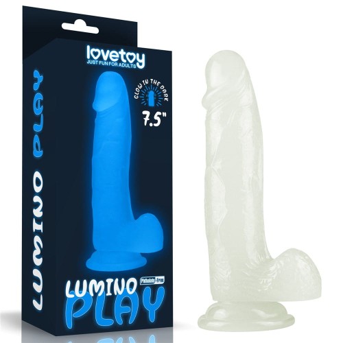 Lovetoy LUMINO PLAY  7.5" dildo świecące w ciemności