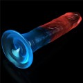 Lovetoy DAZZLE STUDS 7" kolorowe dildo 18 cm