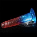 Lovetoy DAZZLE STUDS 7" kolorowe dildo 18 cm