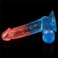Lovetoy DAZZLE STUDS 7.5" kolorowe realistyczne dildo 19 cm
