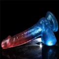 Lovetoy DAZZLE STUDS 7.5" kolorowe realistyczne dildo 19 cm