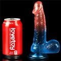 Lovetoy DAZZLE STUDS 7.5" kolorowe realistyczne dildo 19 cm