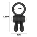Lovetoy POWER CLIT SILICONE COCKRIN pierścień erekcyjny z króliczkiem
