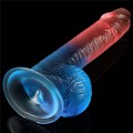 Lovetoy DAZZLE STUDS 7,5" kolorowe realistyczne dildo 19 cm