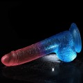 Lovetoy DAZZLE STUDS 7,5" kolorowe realistyczne dildo 19 cm