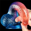Lovetoy DAZZLE STUDS 7,5" kolorowe realistyczne dildo 19 cm