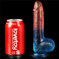 Lovetoy DAZZLE STUDS 7,5" kolorowe realistyczne dildo 19 cm