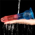 Lovetoy DAZZLE STUDS 7,5" kolorowe realistyczne dildo 19 cm