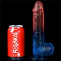 Lovetoy DAZZLE STUDS 9" kolorowe realistyczne dildo 23 cm