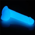 Lovetoy LUMINO PLAY 8" realistyczne dildo świecące w ciemności 21 cm