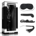 Lovetoy DELUXE BONDAGE KIT zestaw BDSM maska wibrator knebel i pejcz