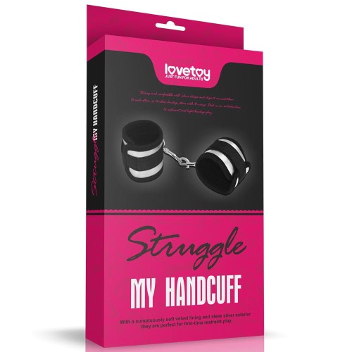 Lovetoy STRUGGLE MY HANDCUFF miękkie kajdanki