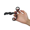 Lovetoy ULTIMATE SILICONE P SPOT TEASER  korek analny masażer prostaty - czarny