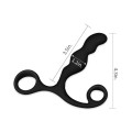 Lovetoy ULTIMATE SILICONE P SPOT TEASER  korek analny masażer prostaty - czarny