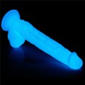 Lovetoy LUMINO PLAY 10.5" realistyczne dildo świecące w ciemności