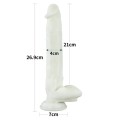Lovetoy LUMINO PLAY 10.5" realistyczne dildo świecące w ciemności