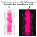 Lovetoy LUMINO PLAY PINK GLOW eleastyczny masturbator świecący w ciemności 