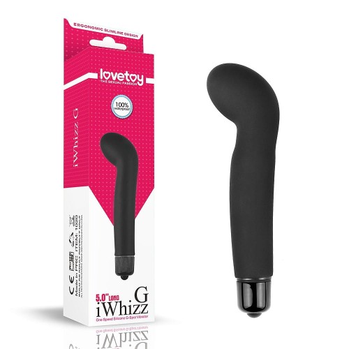 Lovetoy iWHIZZ G 5" mini wibrator masażer wodoodporny stymulujący punkt G