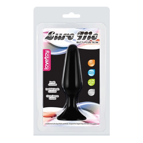 Lovetoy LURE ME SILICONE ANAL PLUG L 4.5" korek analny