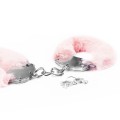 Lovetoy FLUFFY HANDCUFFS różowe pluszowe kajdanki