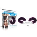 Lovetoy FLUFFY HANDCUFFS fioletowe pluszowe kajdanki