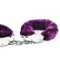 Lovetoy FLUFFY HANDCUFFS fioletowe pluszowe kajdanki