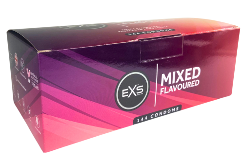EXS Mixed Flavoured Prezerwatywy Smakowe 144 szt.