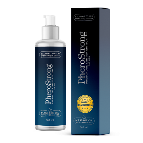 PheroStrong Limited Edition for Men - olejek do masażu z feromonami 100 ml