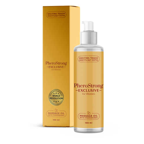 PheroStrong Exclusive for Women - olejek do masażu z feromonami 100 ml