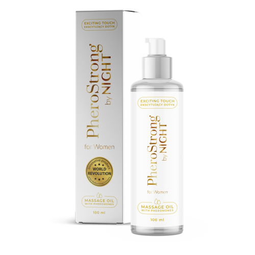 PheroStrong By Night for Women - olejek do masażu z feromonami 100 ml