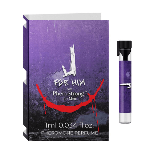 PheroStrong  J for Him - męskie perfumy z feromonami 1 ml