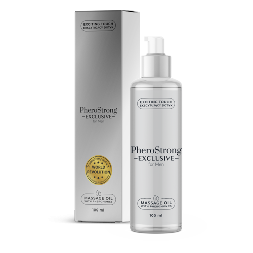 PheroStrong Exclusive for Men - olejek do masażu z feromonami 100 ml