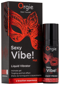ORGIE Sexy Vibe! Liquid Vibrator HOT rozgrzewający żel intymny 15 ml