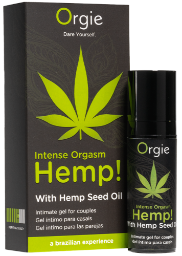 ORGIE Hemp! Intense Orgasm nawilżający żel intymny dla par 15 ml