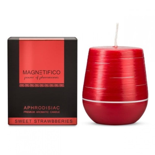 MAGNETIFICO Afrodyzjakowa świeca zapachowa - Sweet Strawberries