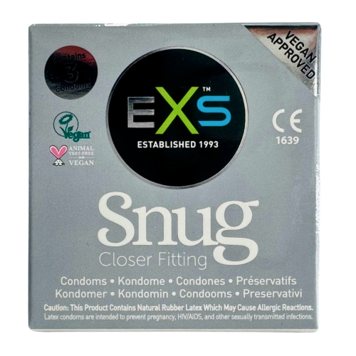EXS Snug Fit - prezerwatywy ściśle przylegające 3 sztuki