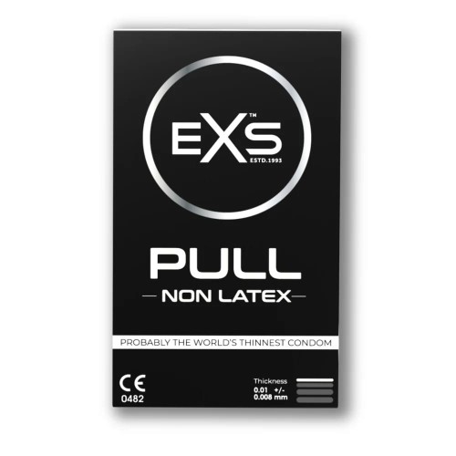 EXS Pull cienkie prezerwatywy bez lateksu 3 sztuki