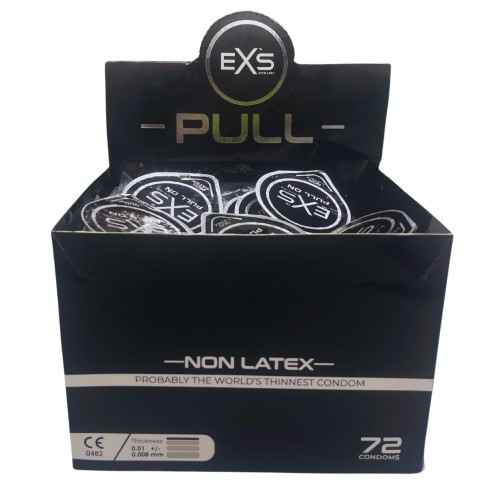 EXS Pull cienkie prezerwatywy bez lateksu 72 sztuki