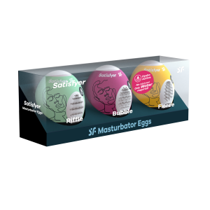Satisfyer  Jajka MASTURBATOR EGGS zestaw 3 szt. 