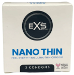 EXS NANO THIN Ultra Cienkie prezerwatywy 3 szt. 